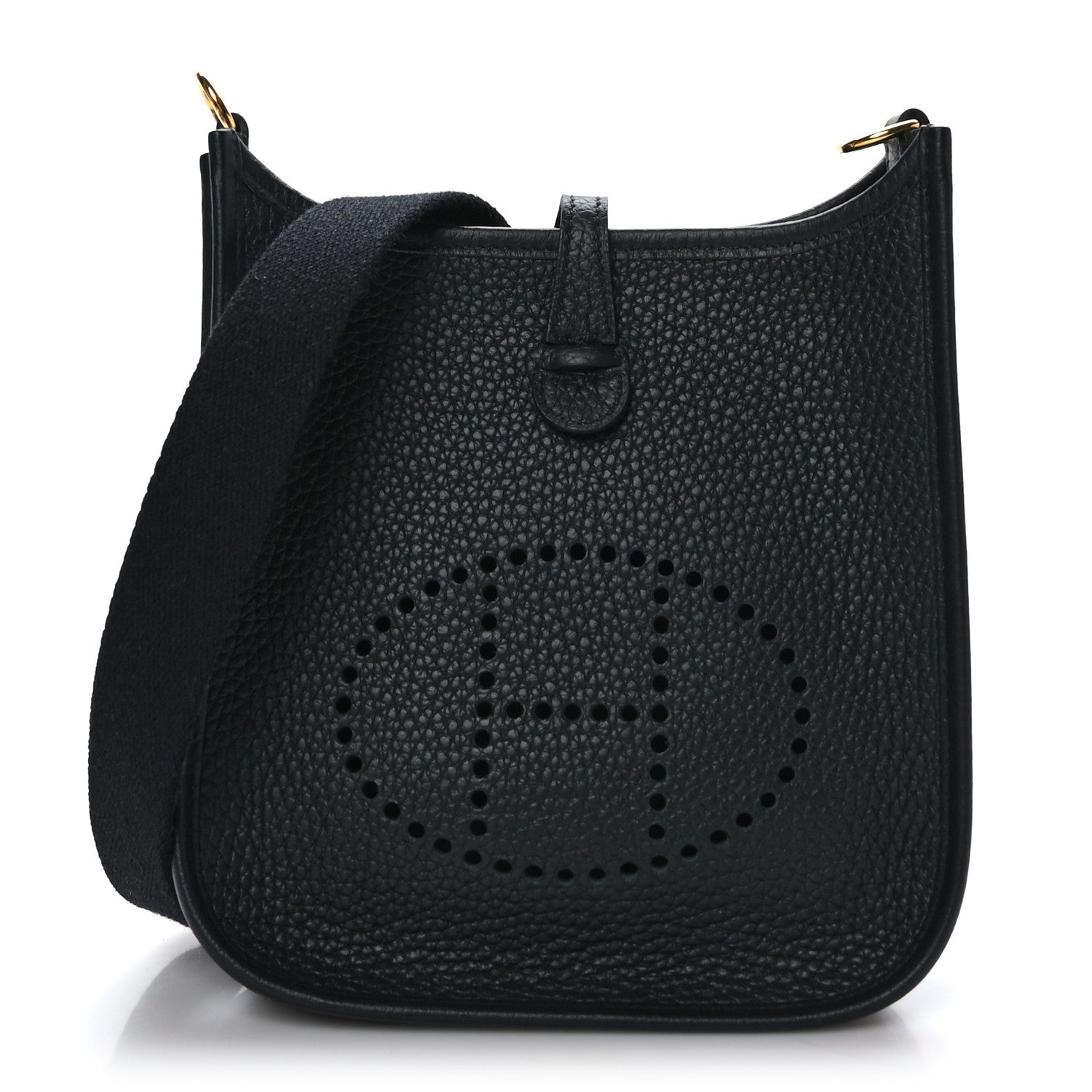 Hermes Taurillon Clemence Evelyne TPM Black 1 of 10