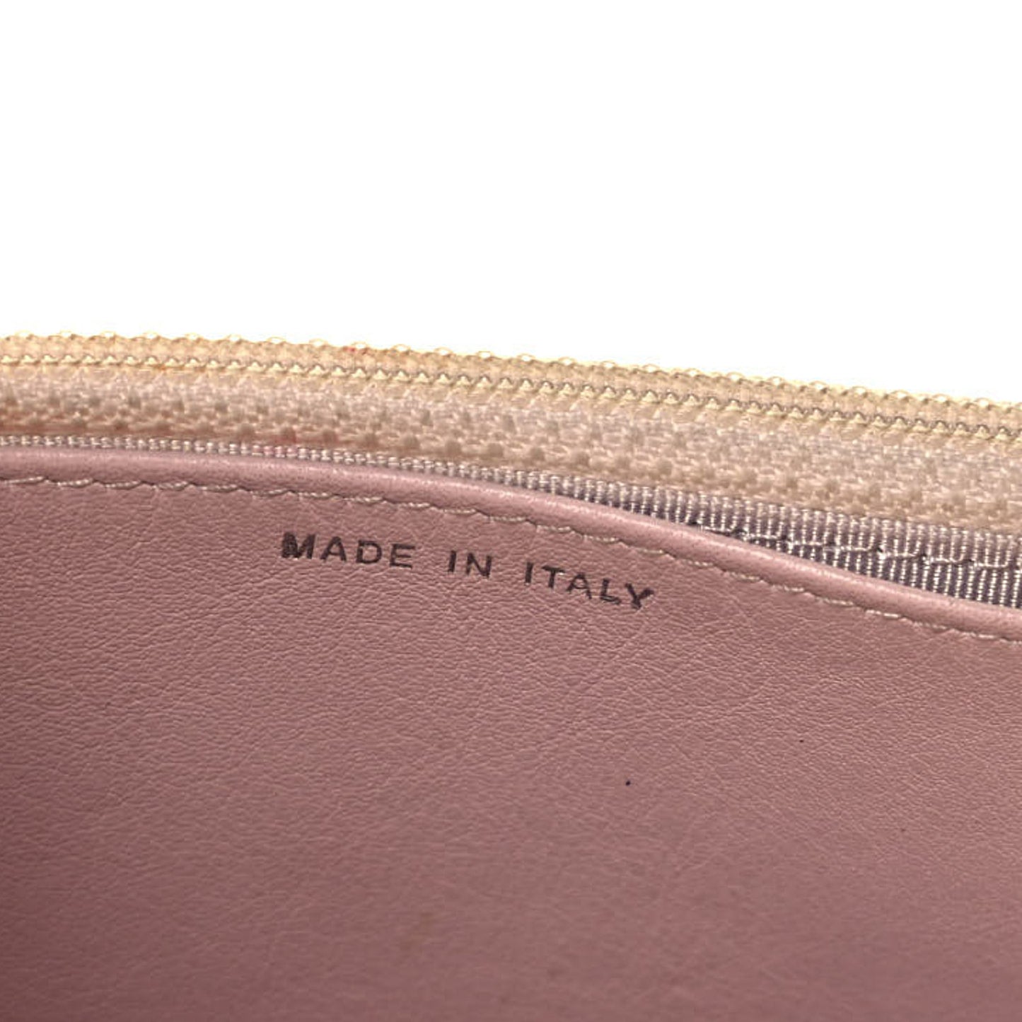 Patent Quilted Wallet On Chain WOC Pink