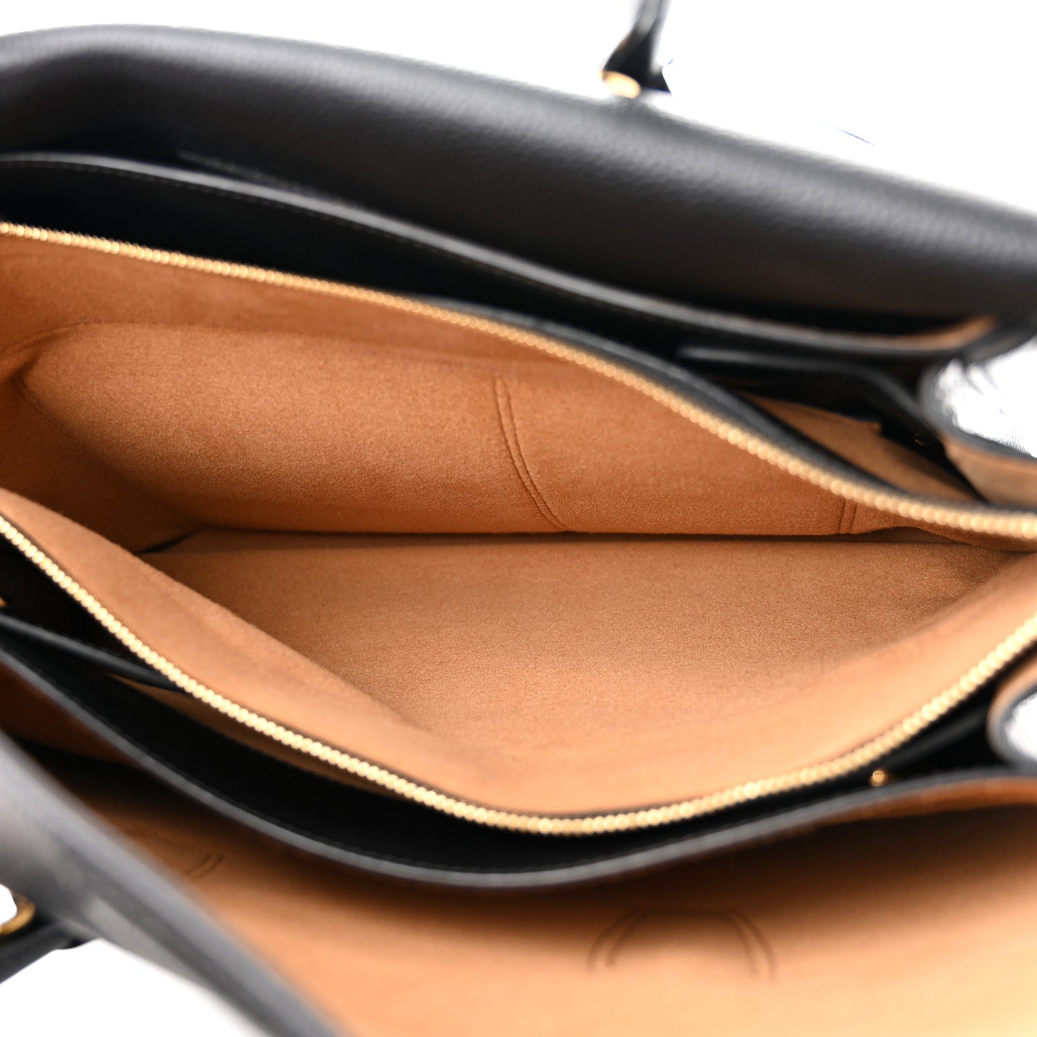 MCM Grained Calfskin Large Milla Tote Black 7 of 12