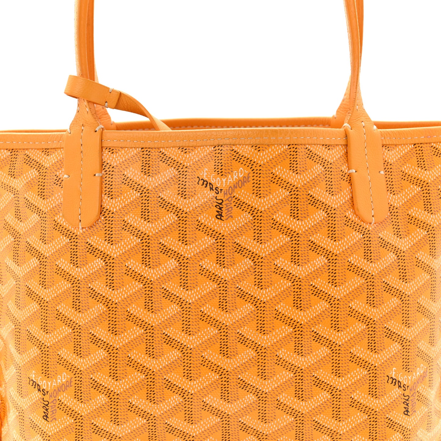 Goyardine Reversible Mini Anjou Yellow