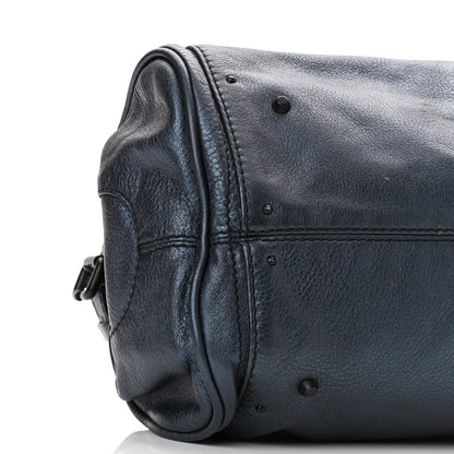 Chloe Metallic Calfskin Medium Paddington Satchel Blue 8 of 12