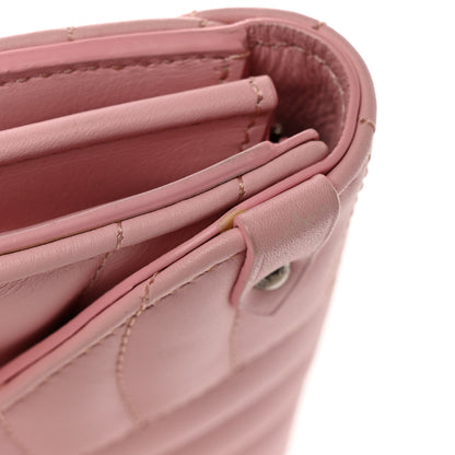 Louis Vuitton Calfskin New Wave Long Wallet Smoothie Pink 9 of 12
