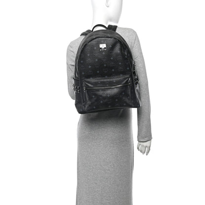 MCM Visetos Medium Side Studs Stark Backpack Black 2 of 10