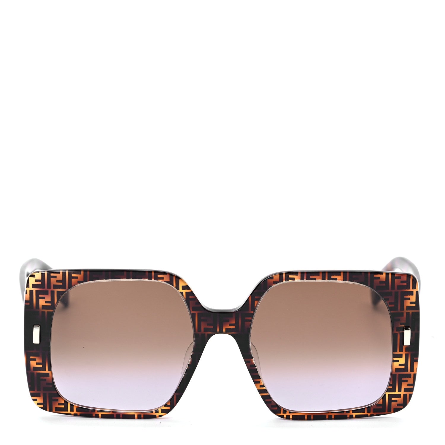 Fendi Acetate Fendi Bold Sunglasses FE40036U Havana Black 2 of 6