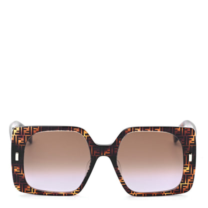 Fendi Acetate Fendi Bold Sunglasses FE40036U Havana Black 2 of 6