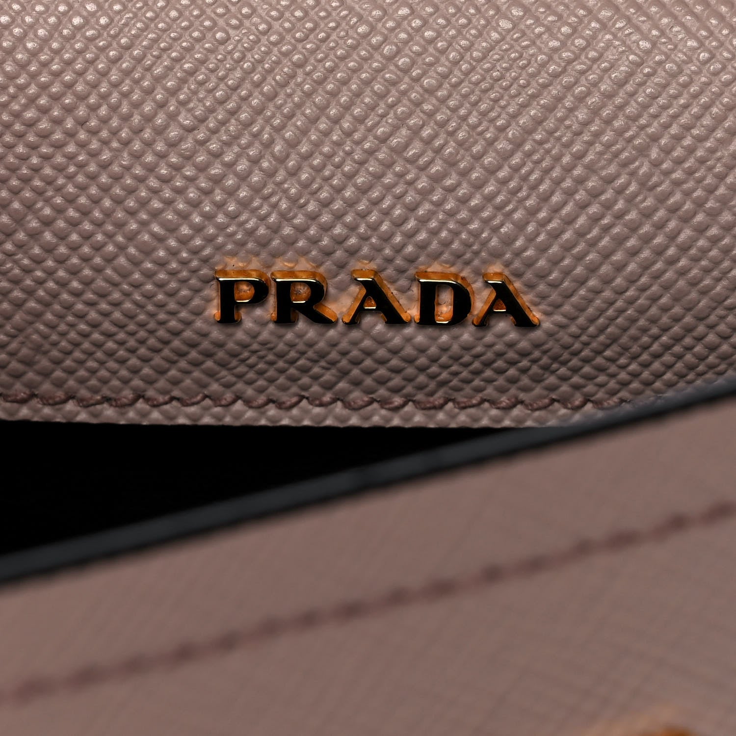 Prada Saffiano Cuir Small Double Bag Cammeo Black 7 of 11