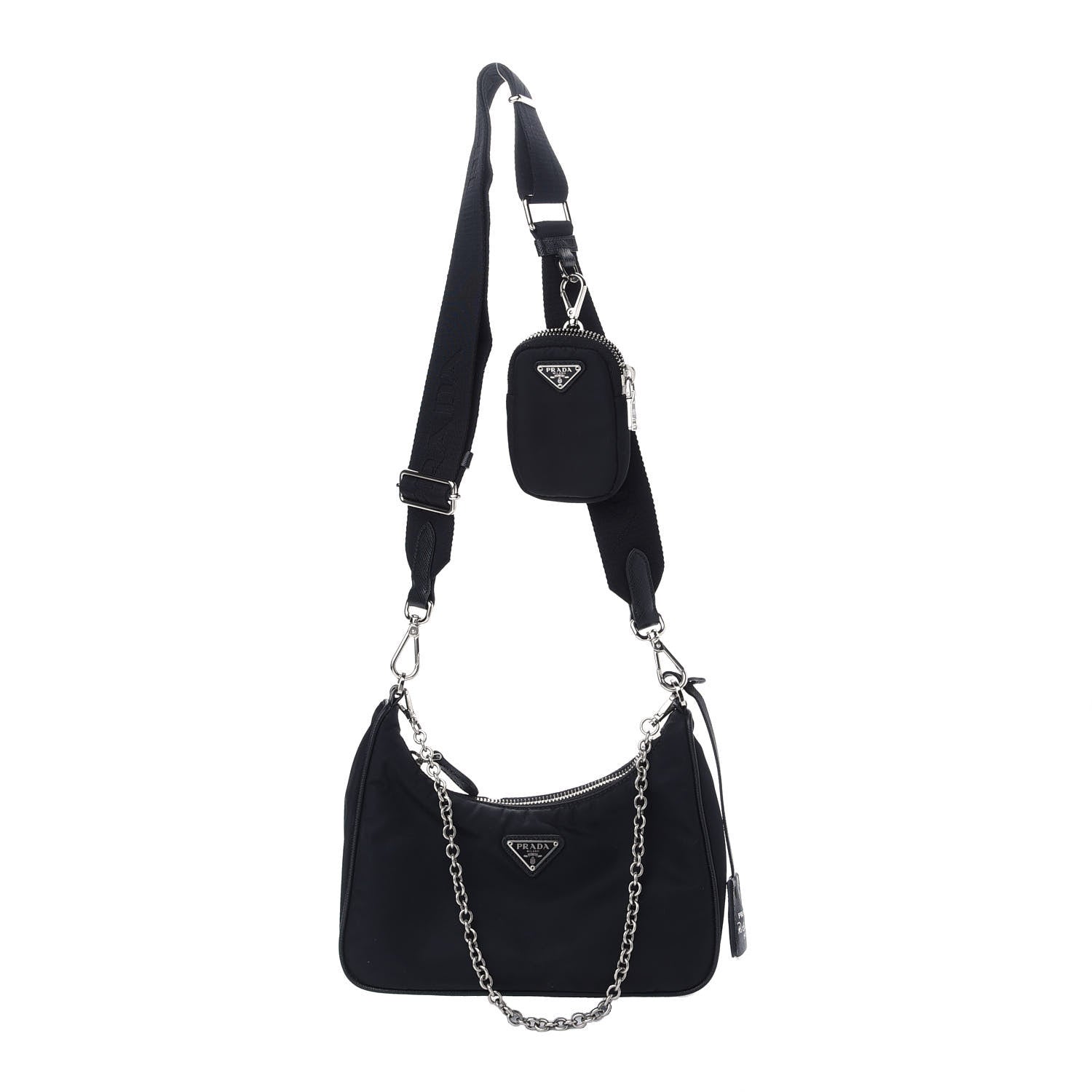 Prada Nylon Re-Edition 2005 Shoulder Bag Black 1 of 9