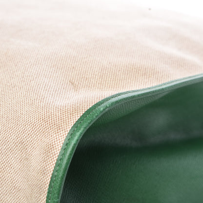 Hermes Courchevel Toile Cabas 50 Vert Clair 14 of 21
