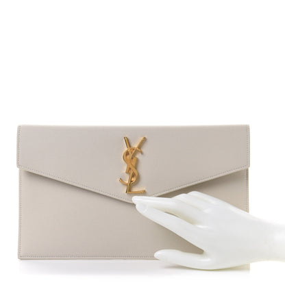 Saint Laurent Grain De Poudre Uptown Pouch Crema Soft 2 of 9