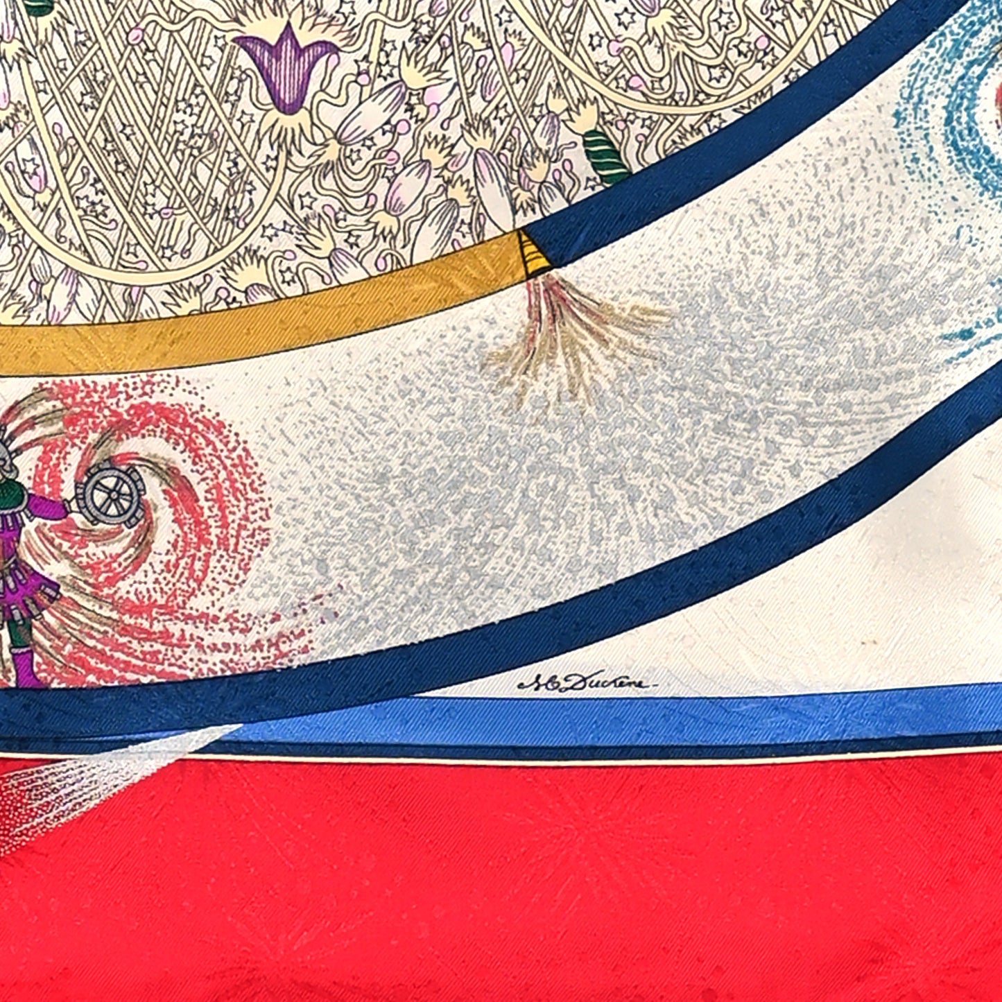 Silk Feux D'Artifice Scarf 90