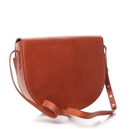 Mansur Gavriel Vegetable Tanned Saddle Crossbody Bag Brandy 3 of 10