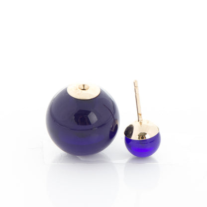 Christian Dior Mise En Dior Tribal Earrings Navy 3 of 6