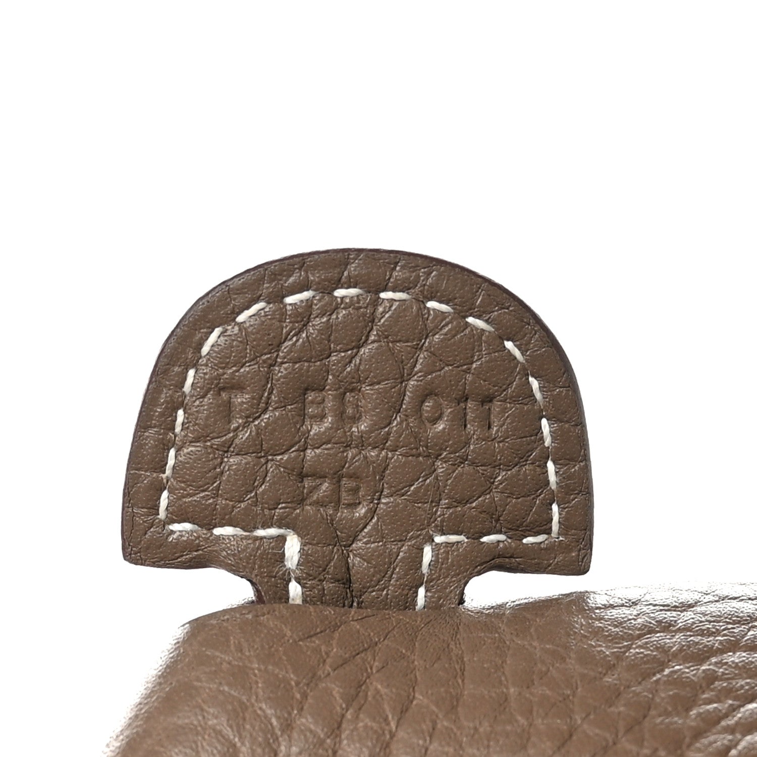 Hermes Taurillon Clemence Evelyne III PM Etoupe 7 of 13