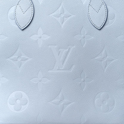 Louis Vuitton Empreinte Monogram Giant Neverfull MM Blue Hour 8 of 11