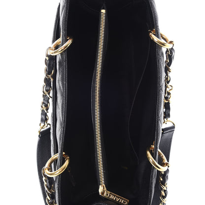 Chanel Caviar Quilted Grand Shopping Tote GST Black 5 of 7