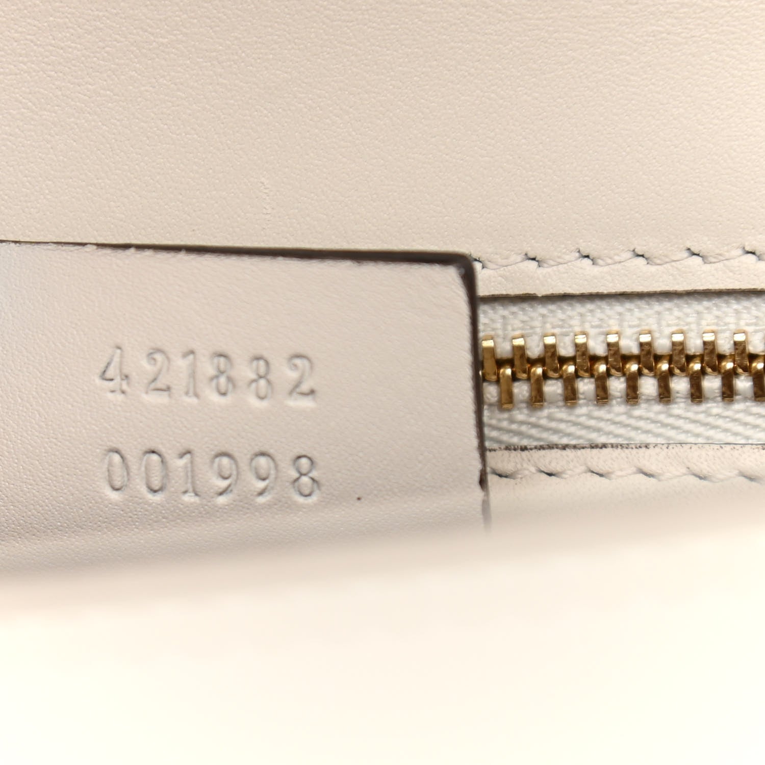 Gucci Calfskin Small Sylvie Shoulder Bag Off White 7 of 10