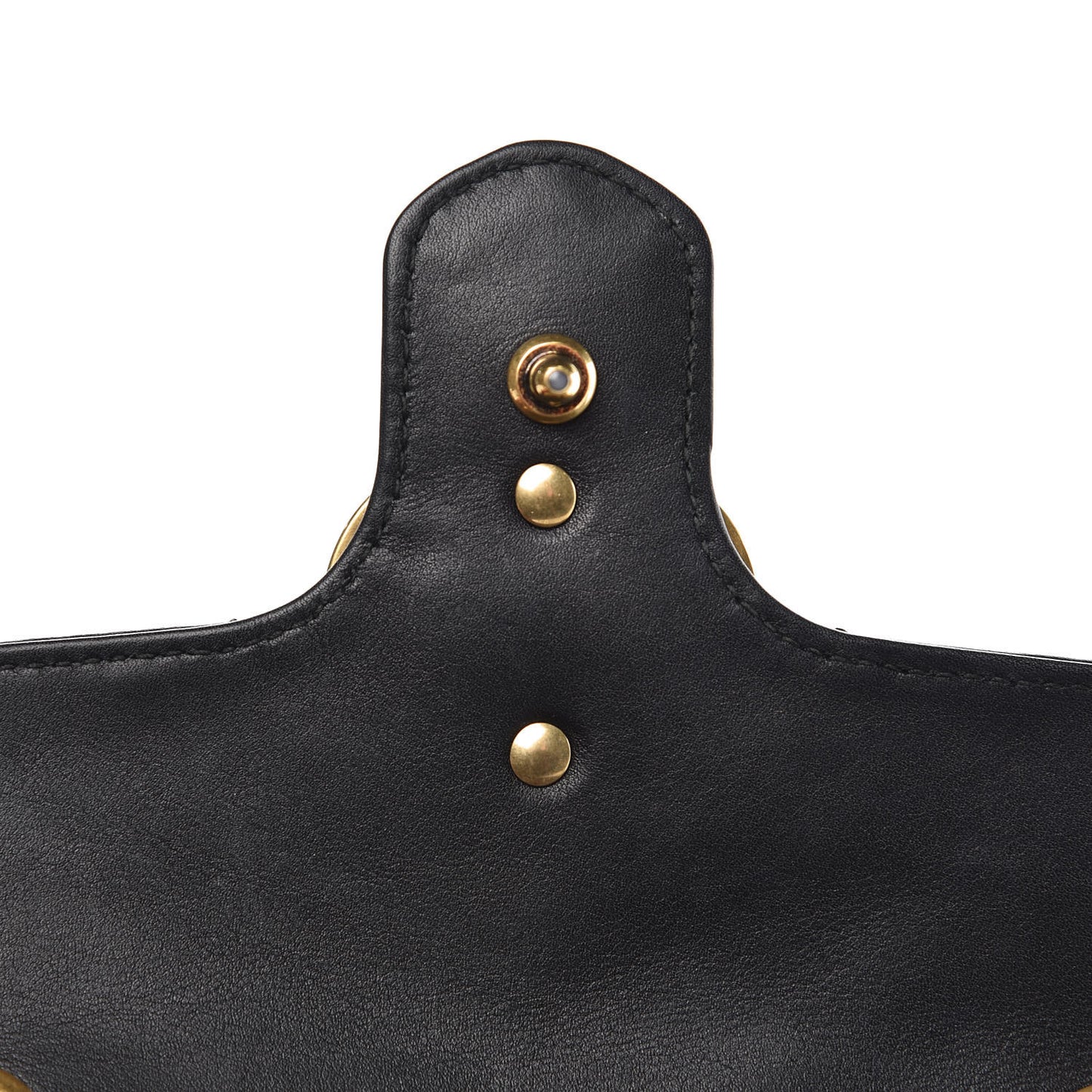 Calfskin Matelasse Mini GG Marmont Shoulder Bag Black