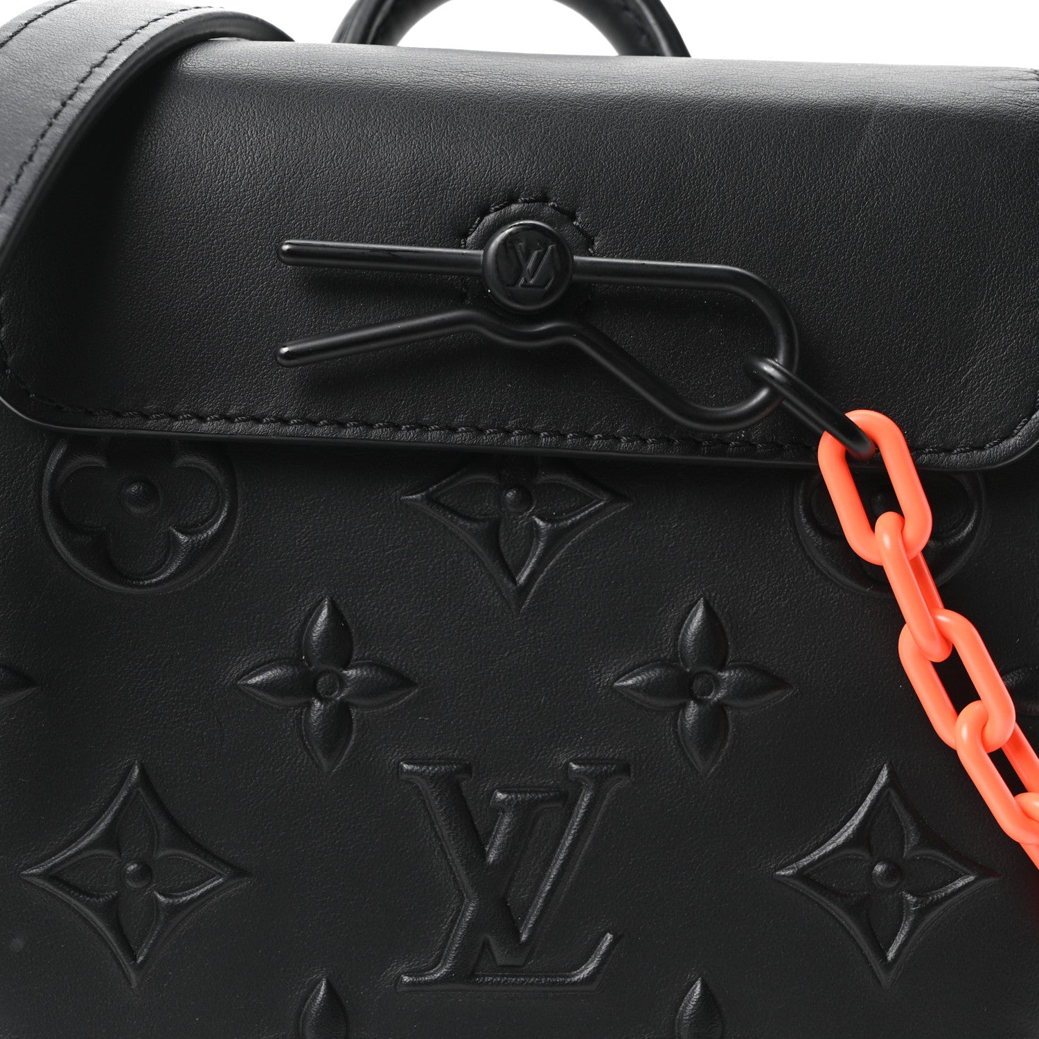 Louis Vuitton Taurillon Monogram Solar Ray Nano Steamer Black 7 of 9