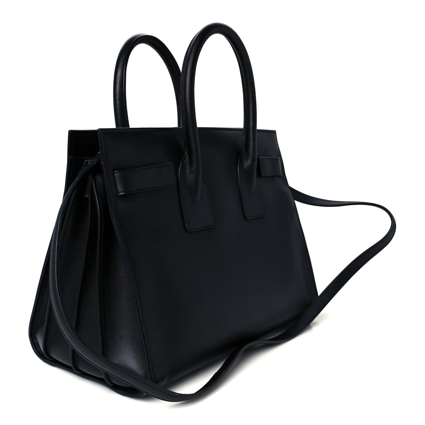 Calfskin Small Sac De Jour Black