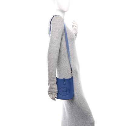 Hermes Taurillon Clemence Evelyne TPM Periwinkle 2 of 11