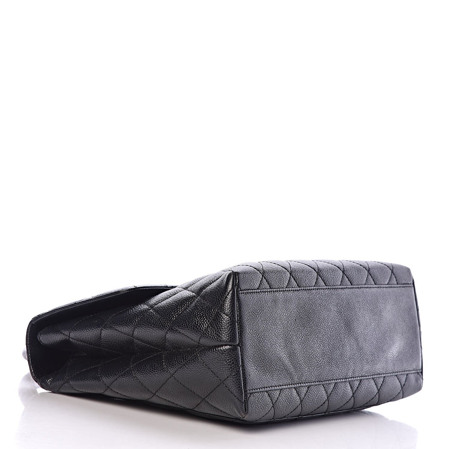 Chanel Caviar Quilted Jumbo Kelly Flap Black 4 of 16