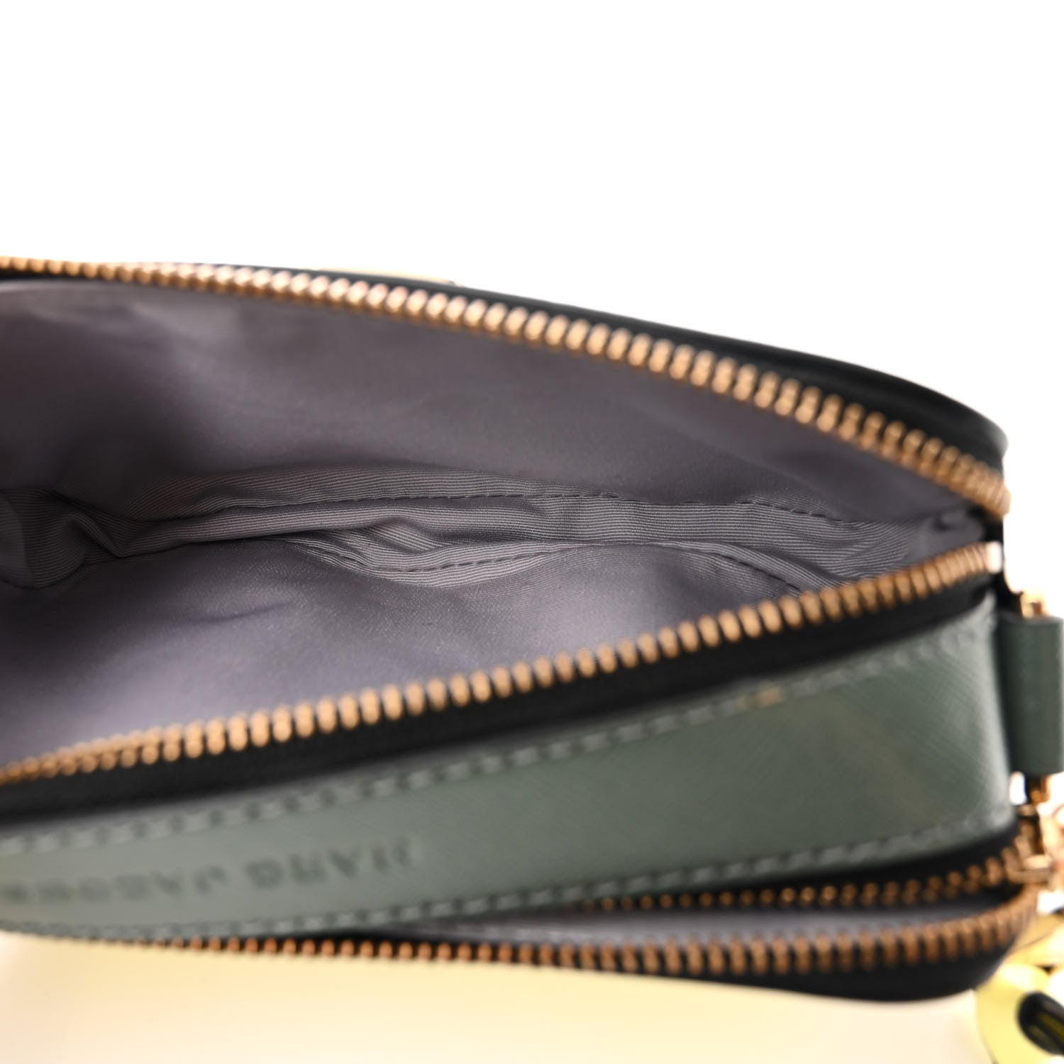 Marc Jacobs Saffiano Small Snapshot Camera Bag Silver Sage Multi 5 of 12