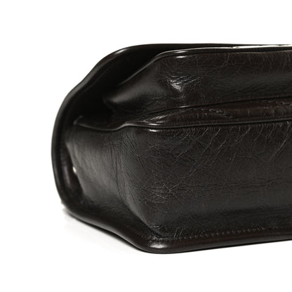 Saint Laurent Crinkled Calfskin Matelasse Monogram Baby Niki Chain Satchel Tulip 10 of 11