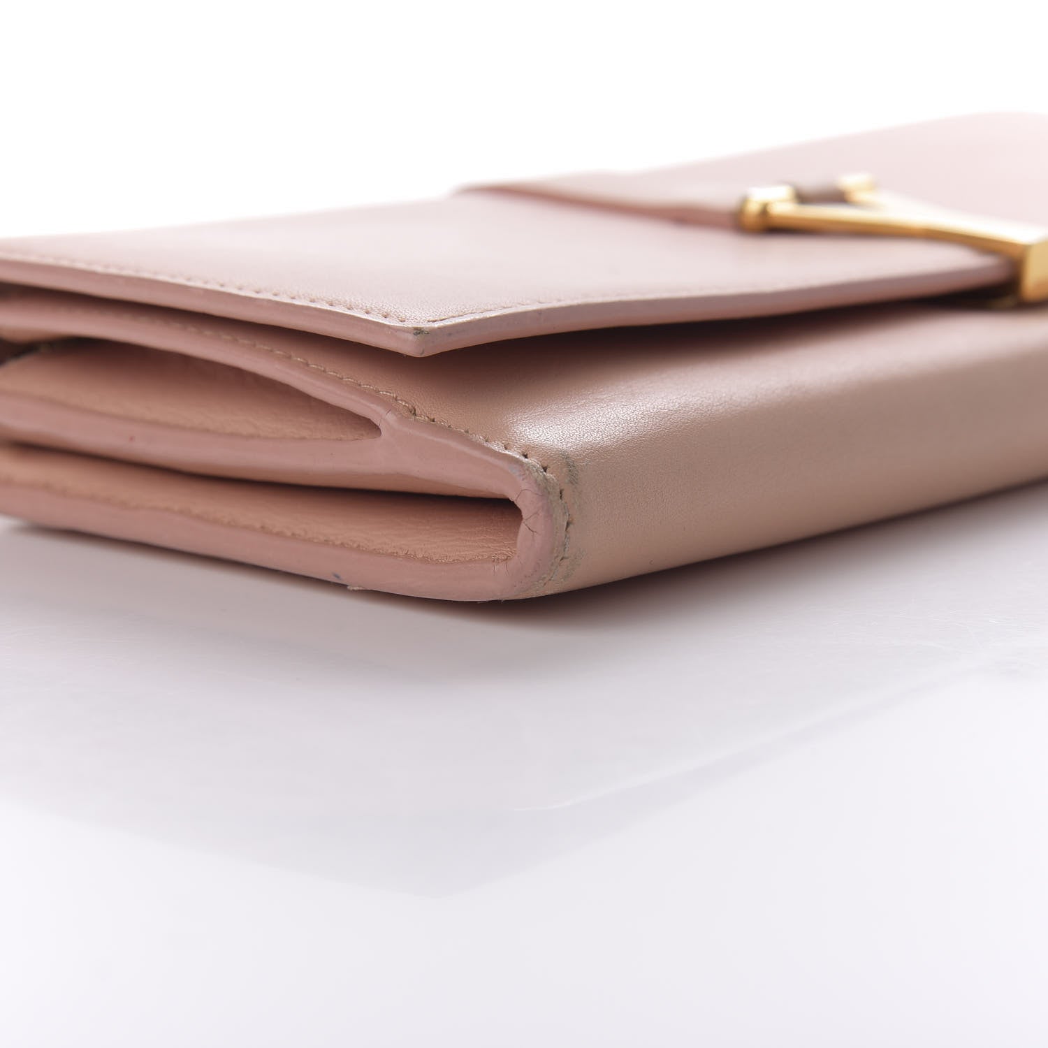 Saint Laurent Calfskin Classic Y Ligne Wallet Blush 8 of 9