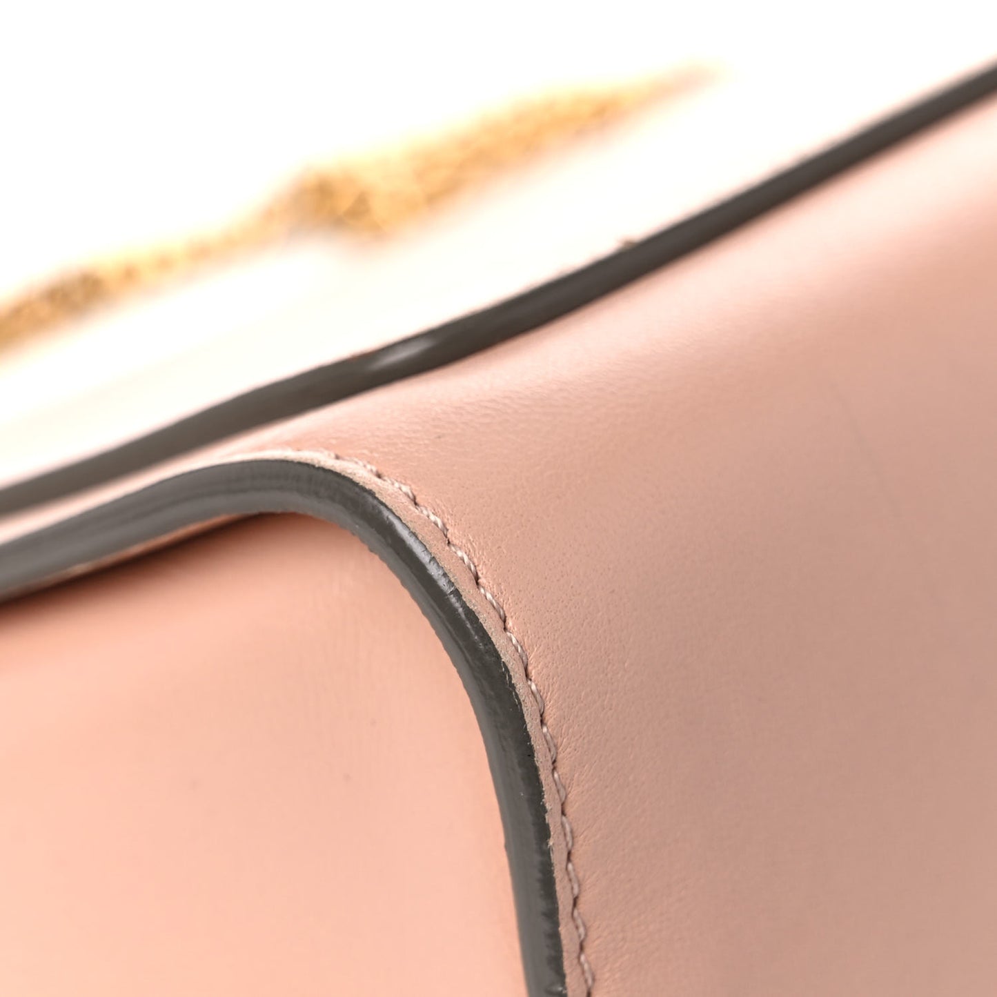 Nappa Medium Elle Chain Clutch Blush Nude