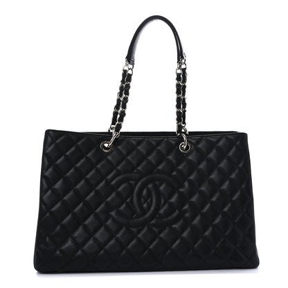 Chanel Caviar Quilted XL Grand Shopping Tote GST Black 1 of 10