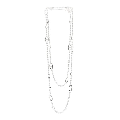 Hermes Sterling Silver Farandole Necklace 160 3 of 6