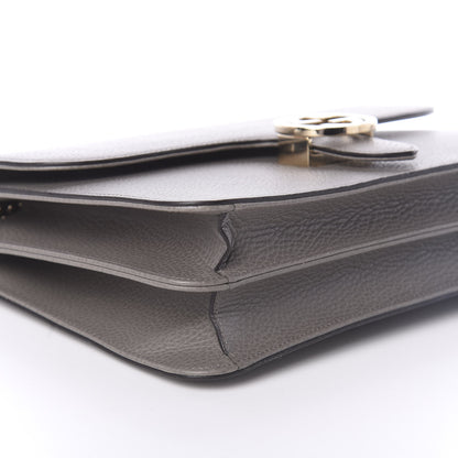 Gucci Dollar Calfskin Interlocking G Shoulder Bag Loess 6 of 7