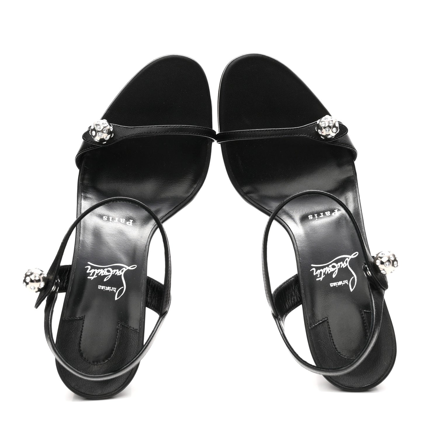 Nappa Atmospheria 85 Sandals 39 Black