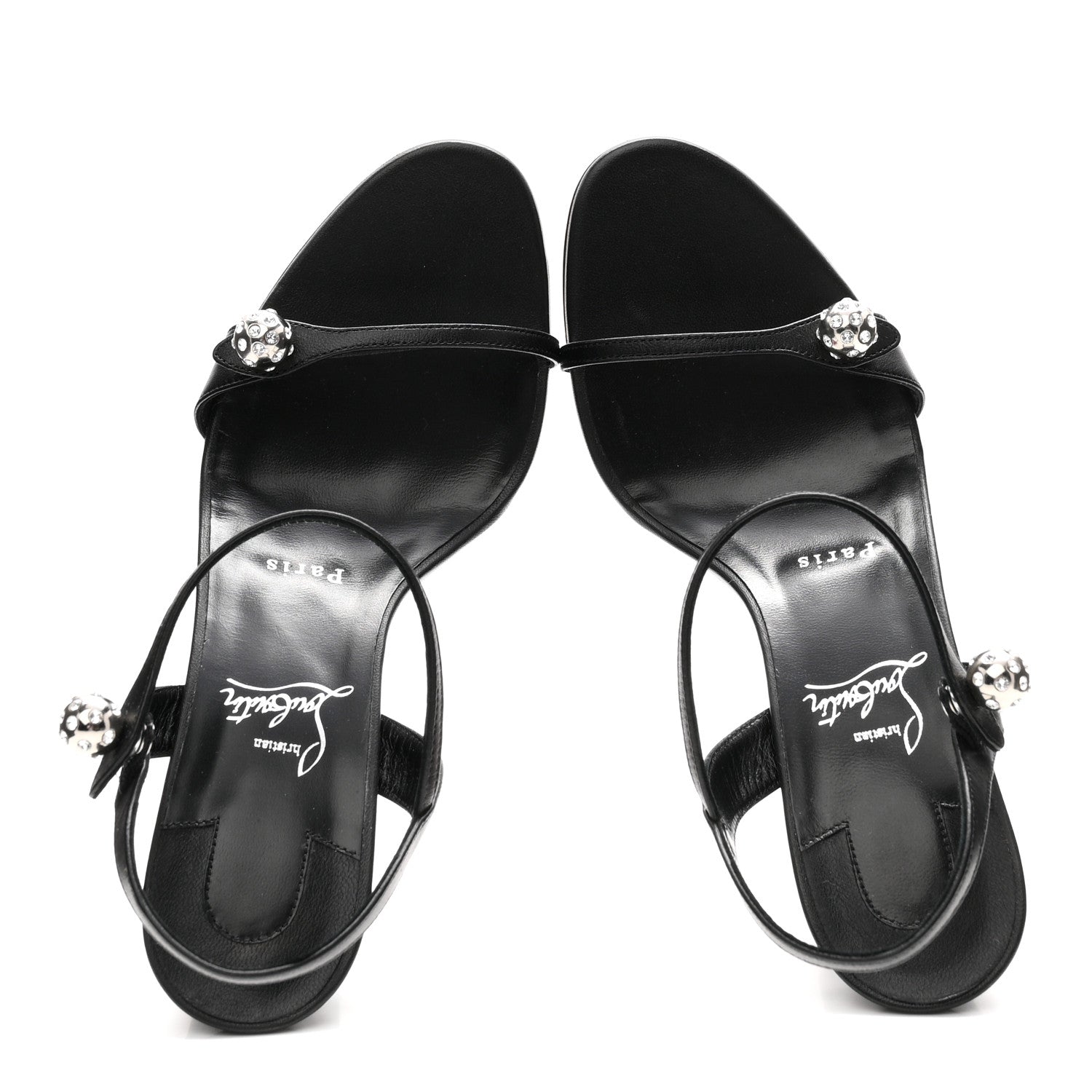 Christian Louboutin Nappa Atmospheria 85 Sandals 39 Black 2 of 9