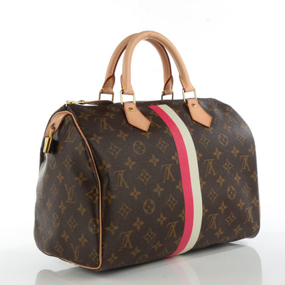Louis Vuitton Monogram My LV Heritage Speedy 30 White Fuchsia 3 of 7