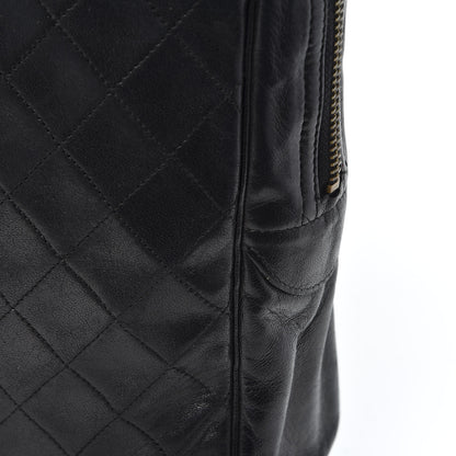 Chanel Lambskin Quilted Shoulder Bag Black 12 of 14