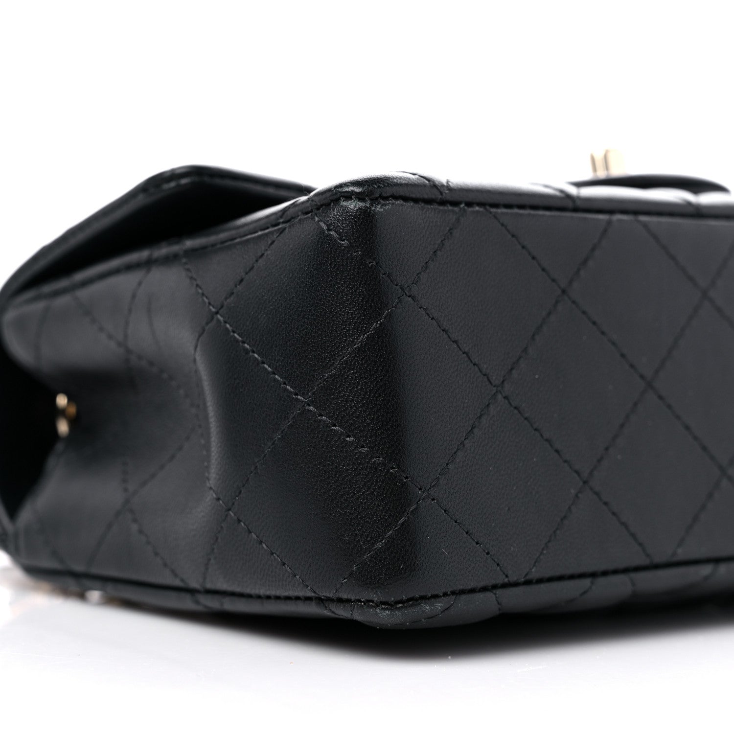 Chanel Lambskin Quilted Mini Coco Charms Rectangular Flap Black 8 of 10