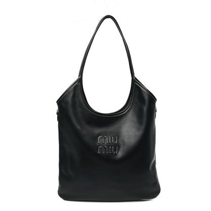Miu Miu Nappa Ivy Bag Black 1 of 9