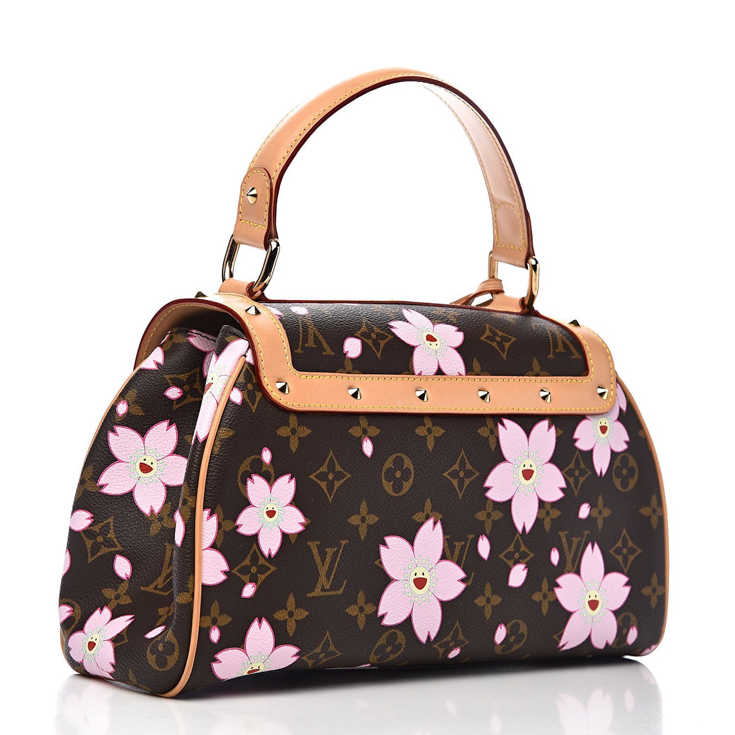 Monogram Cherry Blossom Sac Retro Bag Brown