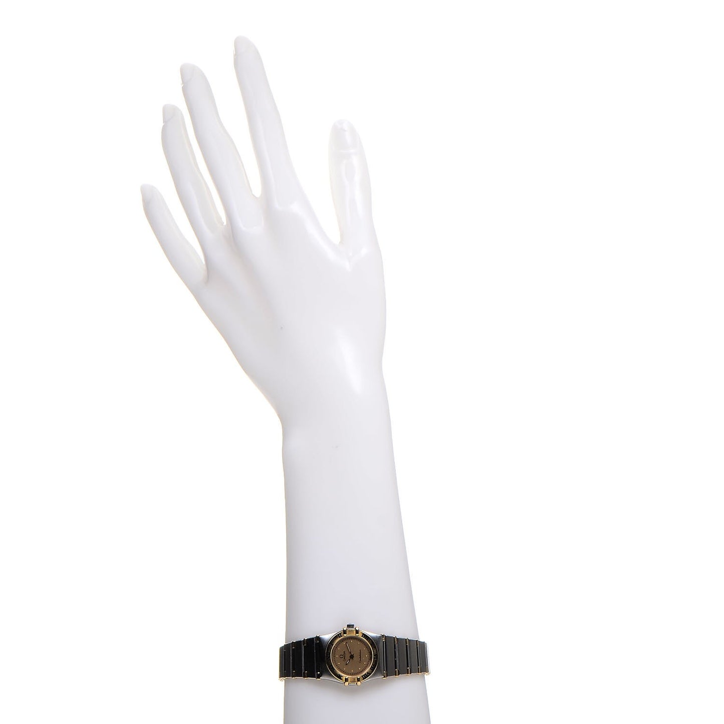 Stainless Steel 18K Yellow Gold 22mm Constellation Quartz Watch Champagne 795.1080