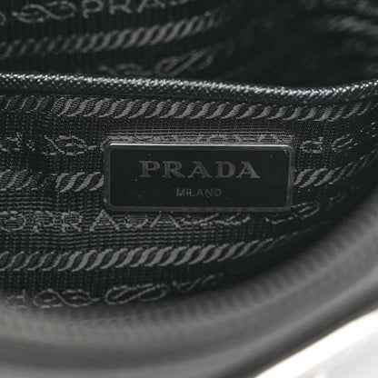 Prada Nylon Saffiano Flat Messenger Bag Black 6 of 10