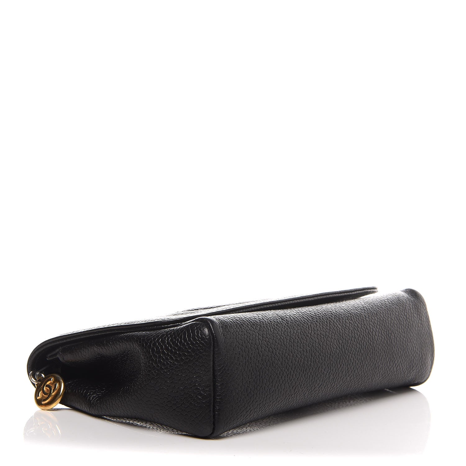 Chanel Caviar CC Flap Cosmetic Case Black 4 of 10