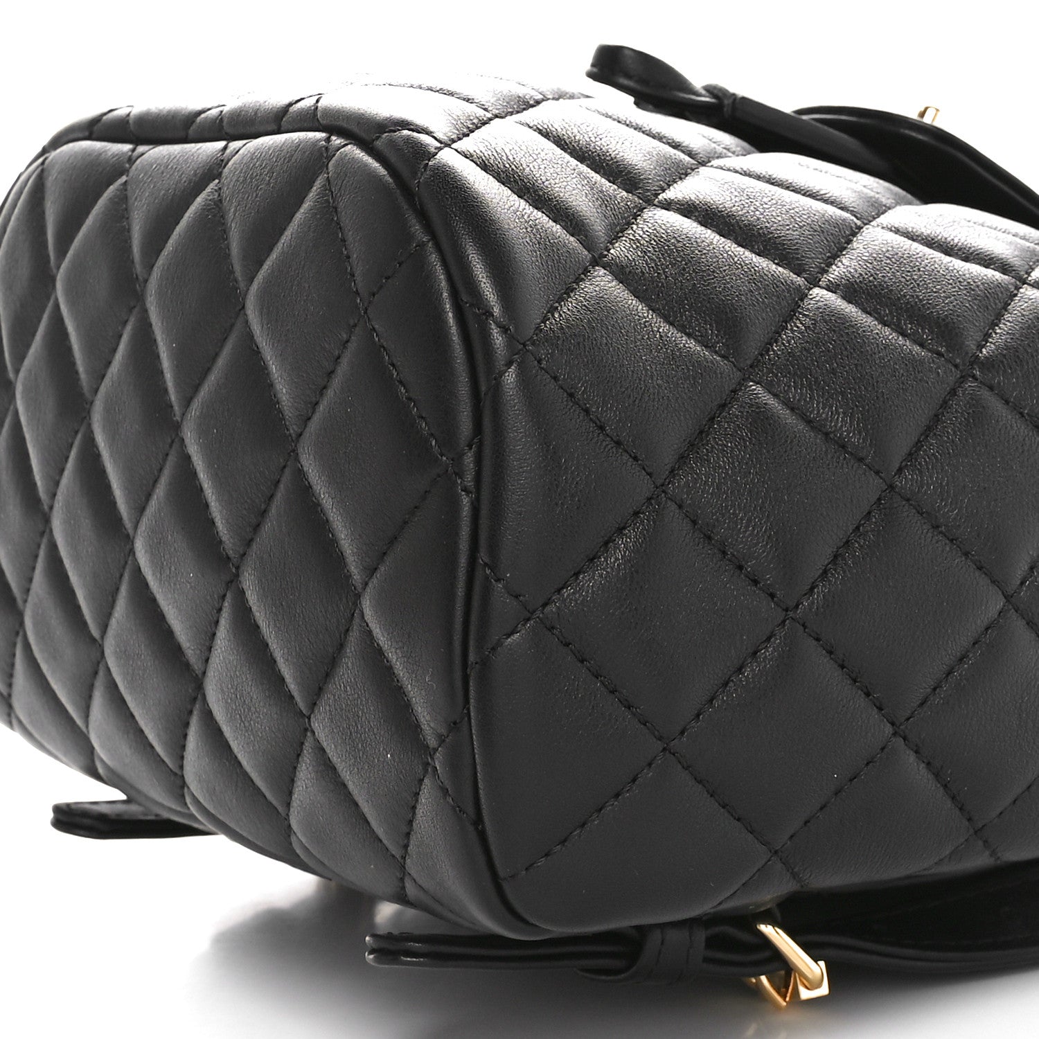 Chanel Calfskin Quilted Mini Urban Spirit Backpack Black 10 of 11