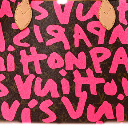 Louis Vuitton Monogram Graffiti Neverfull GM Fuchsia 13 of 20