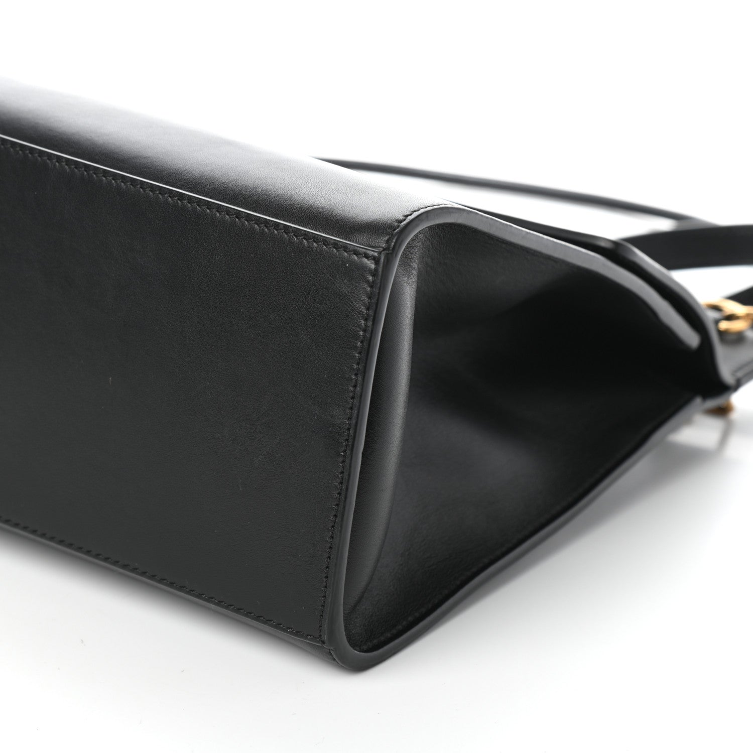 Givenchy Calfskin Large Whip Top Handle Shoulder Bag Black 9 of 9