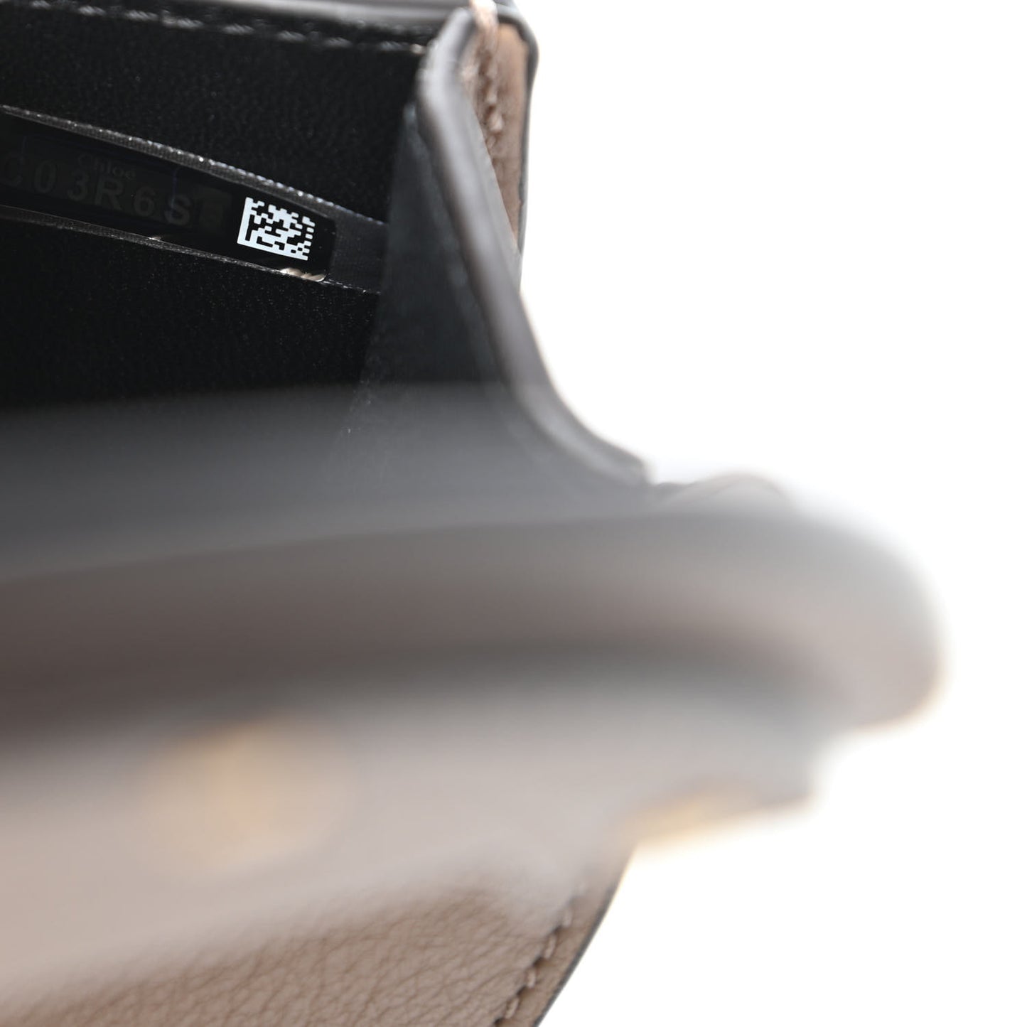 Calfskin Small Nile Bracelet Minaudiere Bag Motty Grey