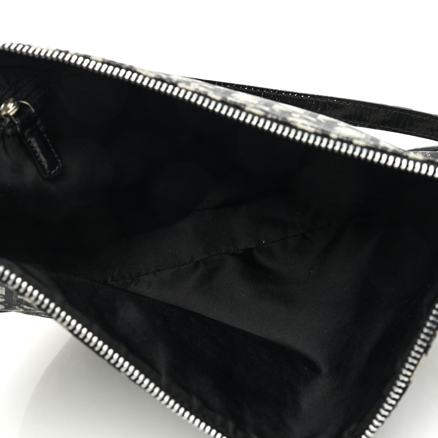 Christian Dior Monogram Patent Hobo Black 5 of 13