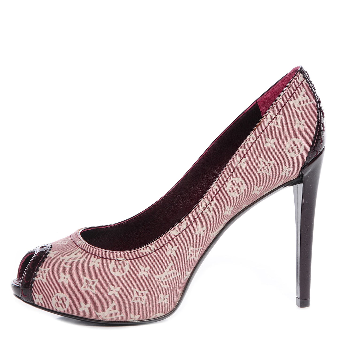 Monogram Idylle Romance Open Toe Pumps Sepia 37