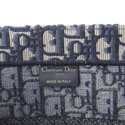 Christian Dior Oblique Medium Book Tote Blue Multicolor 8 of 11