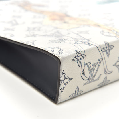 Louis Vuitton Savane Monogram Chapman Pochette Voyage GM Dune 7 of 10